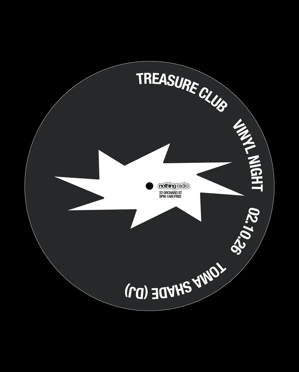TREASURE CLUB VINYL NIGHT