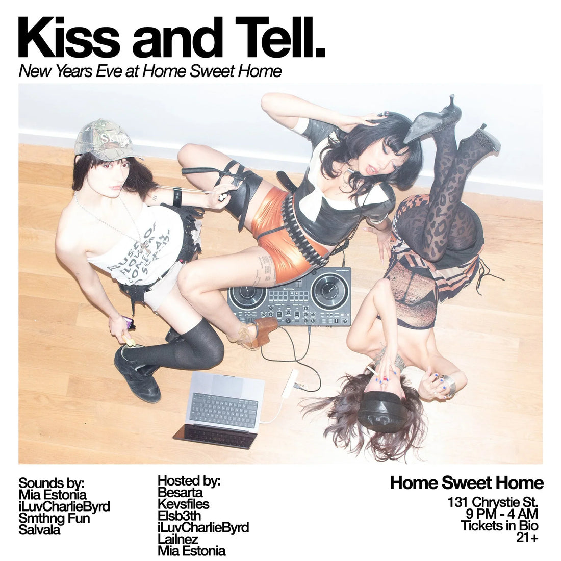 Kiss and Tell. A NYE Party.