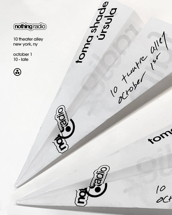 nothing radio: flyer