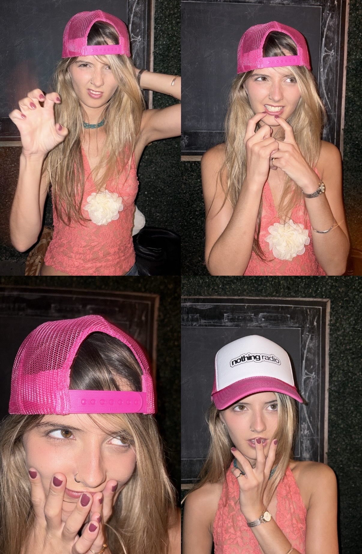 Nothing Radio Pink Trucker