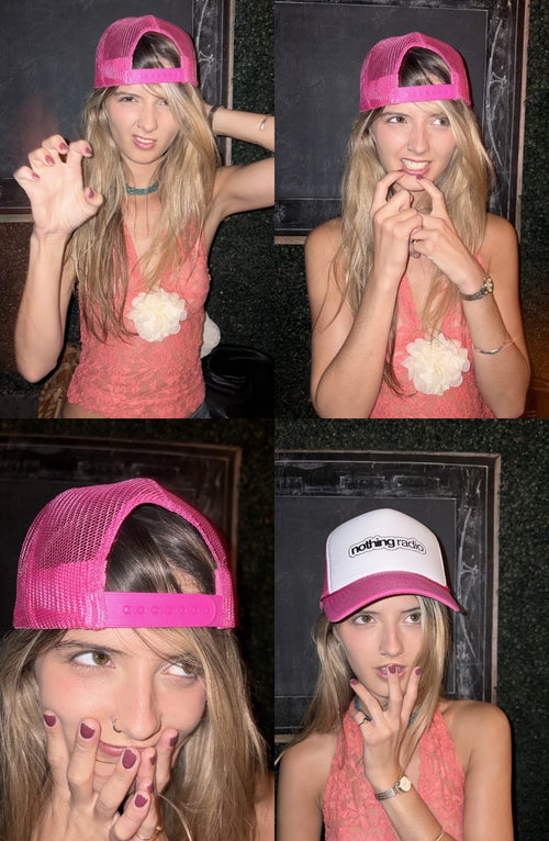 Nothing Radio Pink Trucker