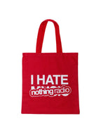 I Hate Music Red Tote