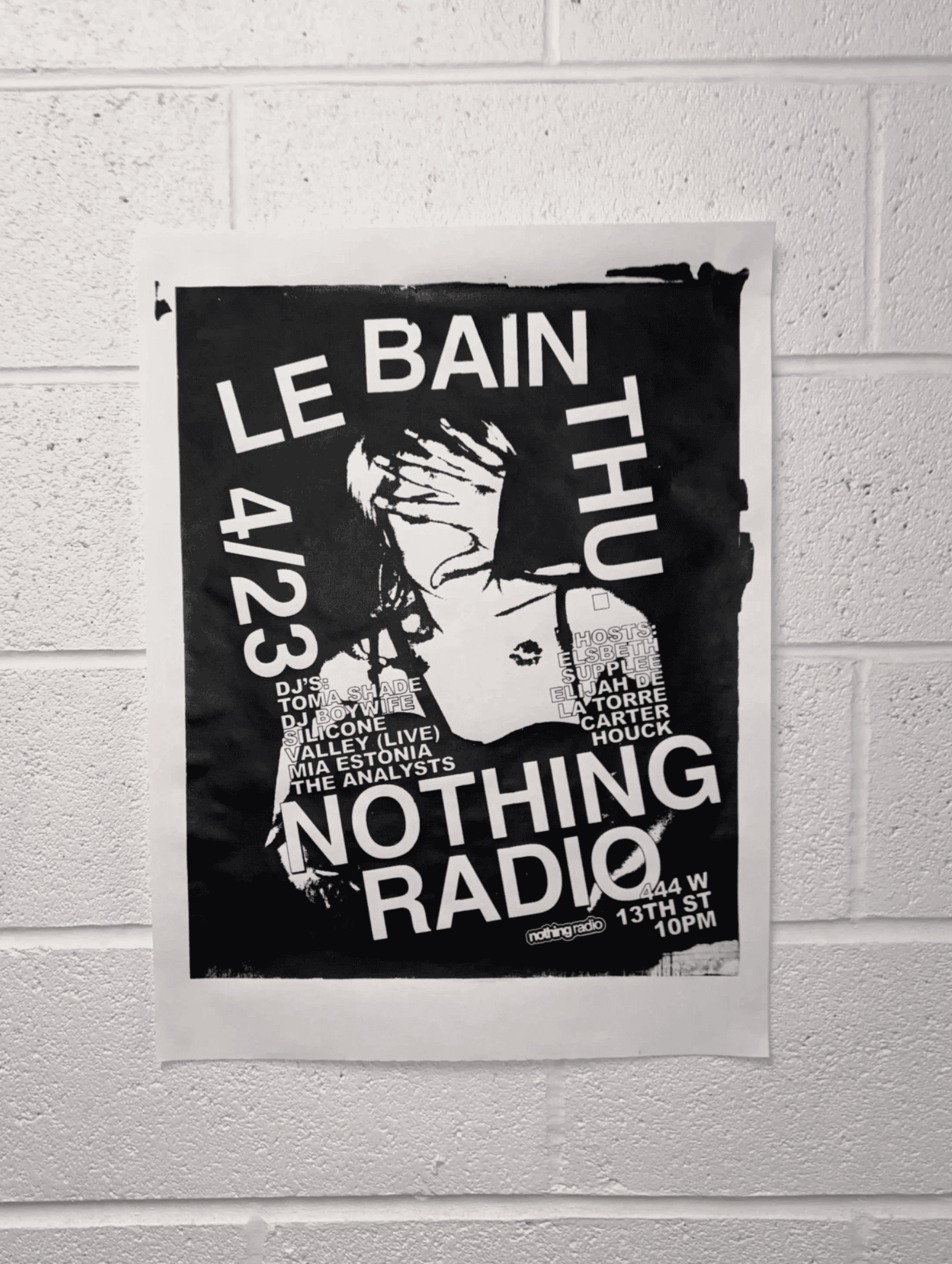 NOTHING RADIO X LE BAIN POSTERS